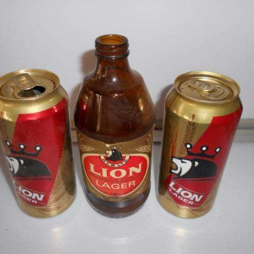 LION LAGER BEER - COLLECTORS ITEMS NO LONGER AVAILABLE